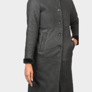 Classic Erica Shearling Leather Coat