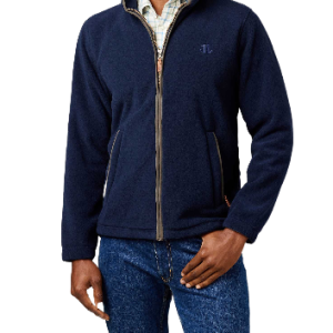 Men’s Navy Blue Fleece Jacket