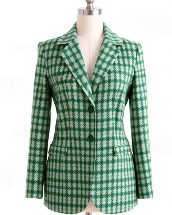 Cooper Green Houndstooth Blazer