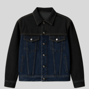 two tone denim jacket