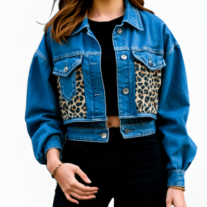 Patchwork Blue Denim Jacket