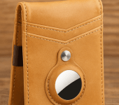 AirTags leather wallet manufacturing for USA market