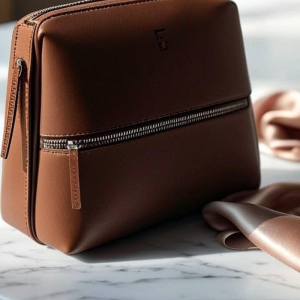 Genuine zippered Leather Purse for Ladies