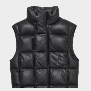 Cropped Puffer Down Vest