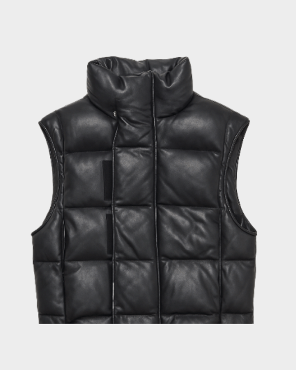 Cropped Puffer Down Vest