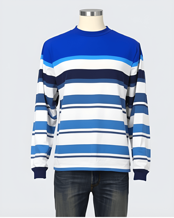Strip Crew Neck T-shirt