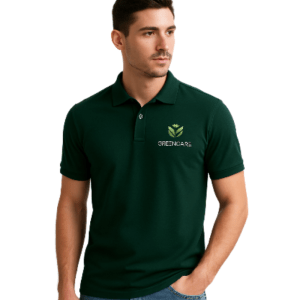 Embroidered polo shirt
