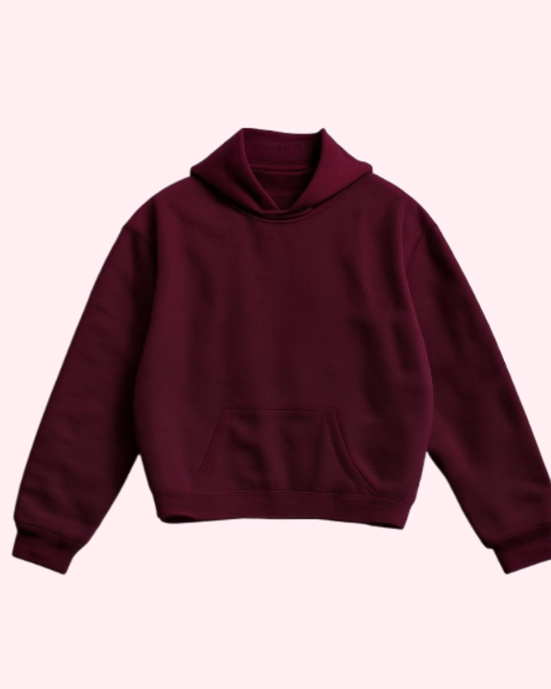 Vintage Cropped Hoodie