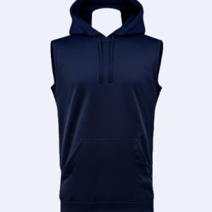 sleeveless pullover hoodie
