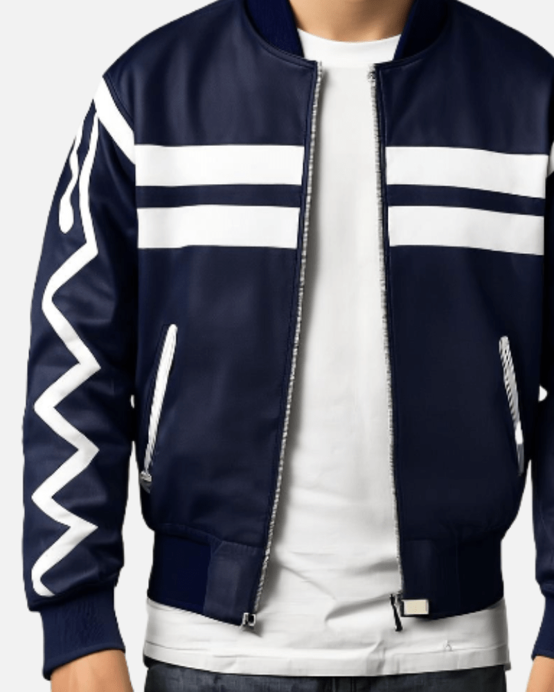 Lightweight Colorblock Varsity Jacket