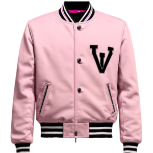 Dale Pink Varsity Jacket