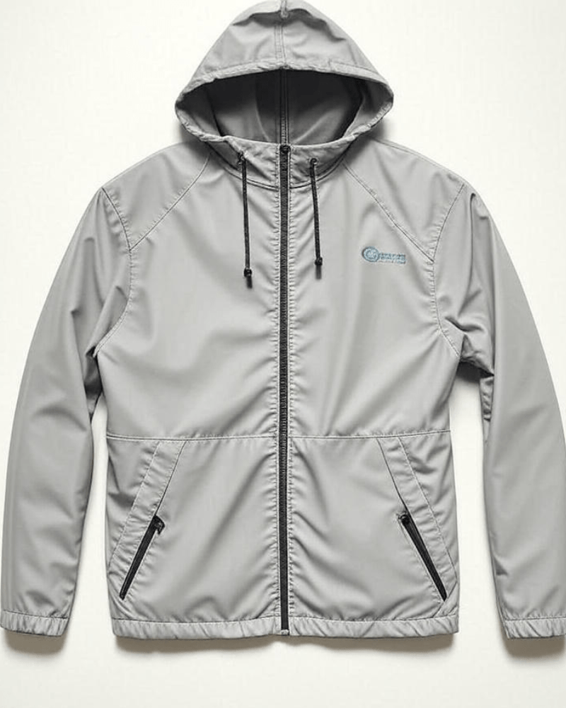 Classic Hooded Windbreaker Jacket
