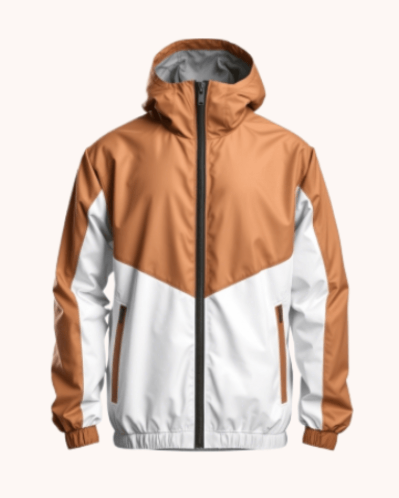 Two Tone Nylon Windbreaker