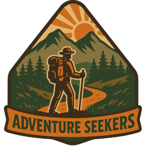 Adventure Seekers Custom Sublimation Patch Hiking