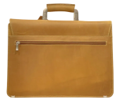 Briefcase with Elegant Closure and Two Front Pockets