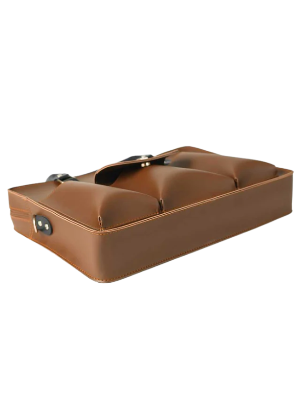 Brown Laptop Tote Bag Office & Business Style