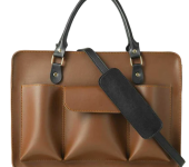 Classic Choco Brown Laptop Tote Bag Office & Business Style