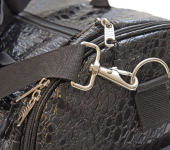 Crocodile Black Weekend Duffel Bag