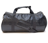 Crocodile Black Weekend Duffel Bag Stylish & Durable