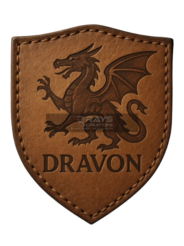 Custom Embossed Leather Patch