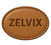 Custom Leather Patch Zelvix Embossed