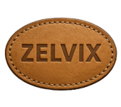 Custom Leather Patch Zelvix Embossed Design