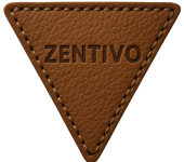 Custom Leather Patch with Triangular Design