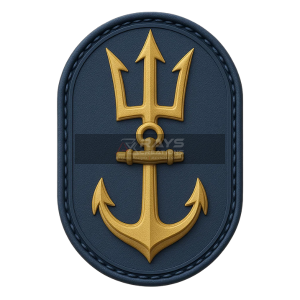 Custom PVC Trident and Anchor Patch
