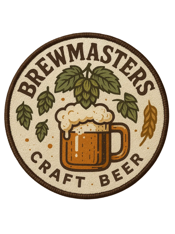 Custom Sublimation Patch Craft Beer