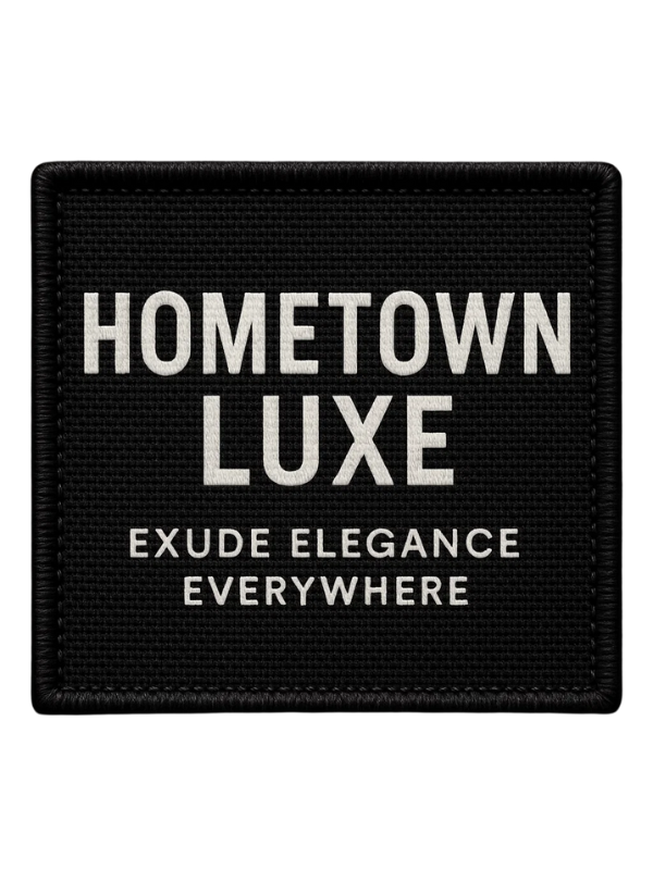 Custom Woven Patch Hometown Luxe