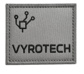 Custom Woven Patch VyroTech Design