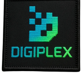 DIGIPLEX Custom Woven Patch Digital Pixel Design