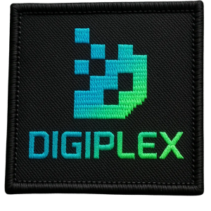 DIGIPLEX Custom Woven Patch Digital Pixel Design