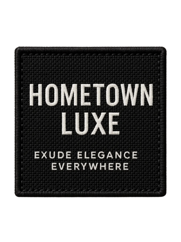 Hometown Luxe Custom Woven Patch