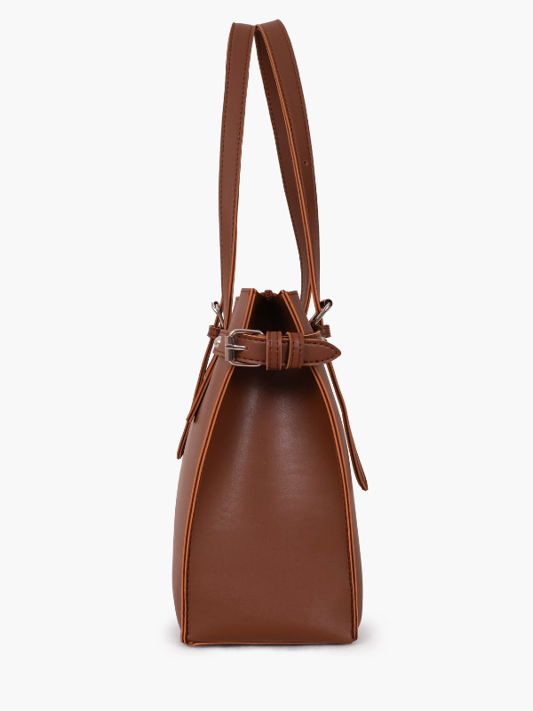 Ladie's Brown Satchel Tote Bag