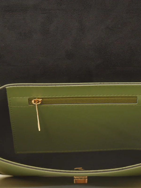 Ladie's Xside Green Crossbody Bag
