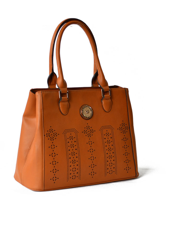 Laser-Cut Design Business & Casual ladie's Purse