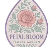 Petal Bloom Sublimation Patch Floral Garden