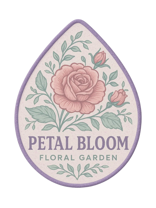 Petal Bloom Sublimation Patch Floral Garden