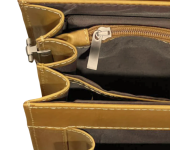 Premium Briefcase with Closure and Two Front Pockets