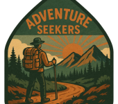 Seekers Custom Sublimation Patch Hiking