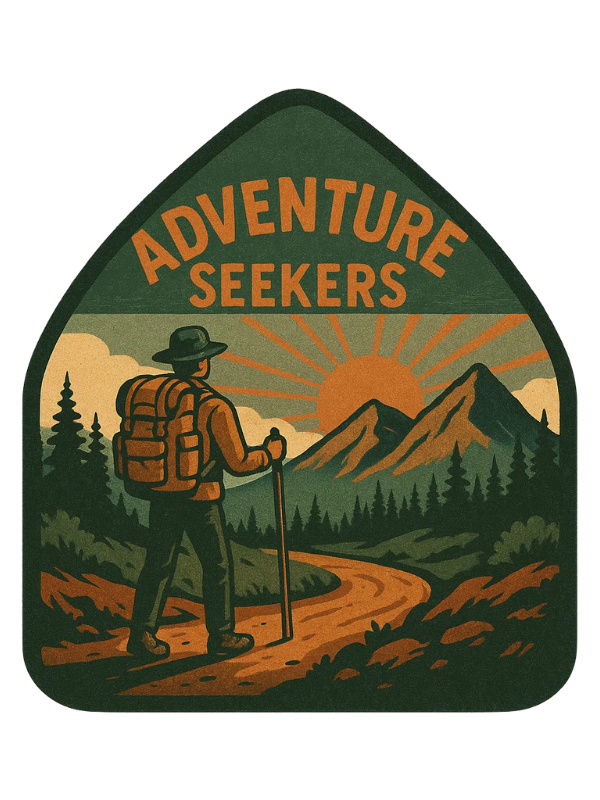 Seekers Custom Sublimation Patch Hiking