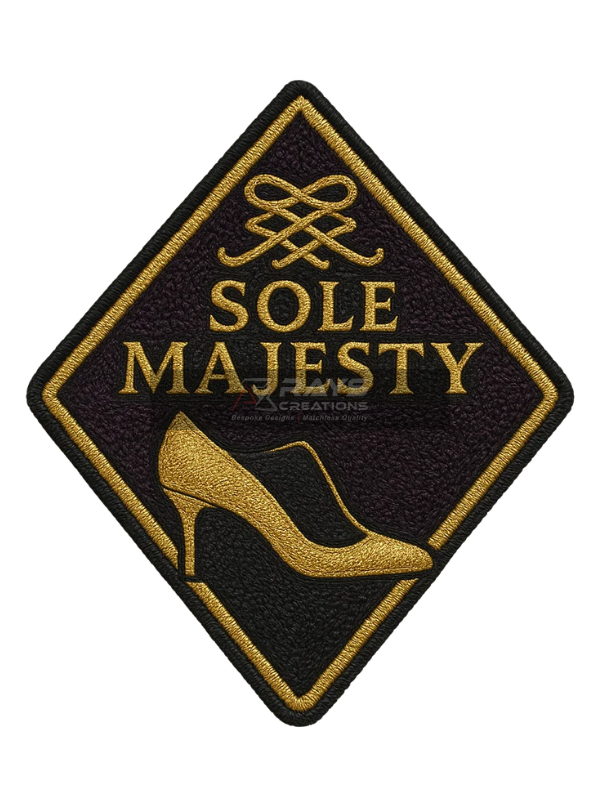 Sole Majesty Custom Patch Elegant Shoe Design