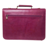 Stylish Purple Laptop Bag with Secure Closure