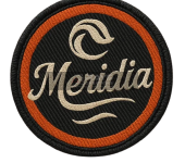 VENTARA Woven Patch Elegant Logo Design