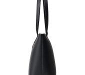 Women Black Long Handle Tote Bag