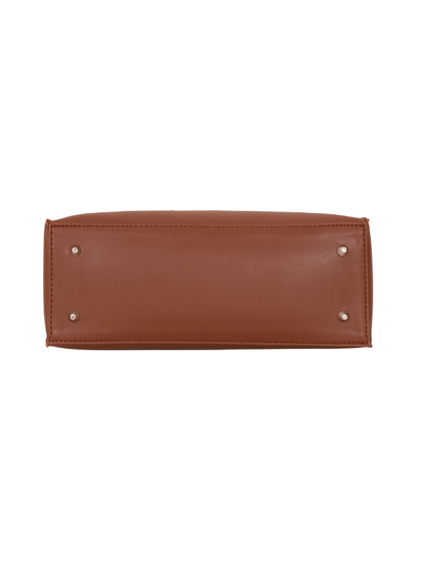 Women Brown Satchel Tote Bag