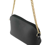 Women's Black Pouch Crossbody Bag