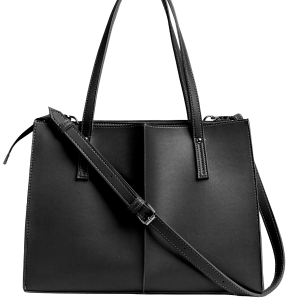 Women's Black Work Tote Bag