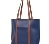 Women's Blue Double-handle Tote Bag